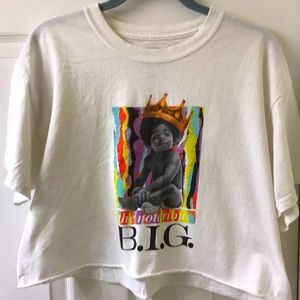 Licensed Notorious B.I.G Crop Top
